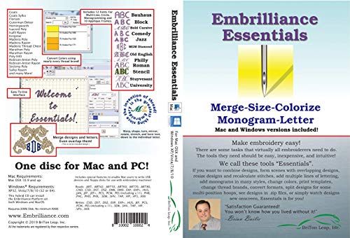 Embrilliance essentials download
